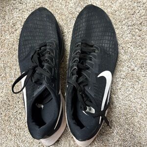 Black NIKE running shoes